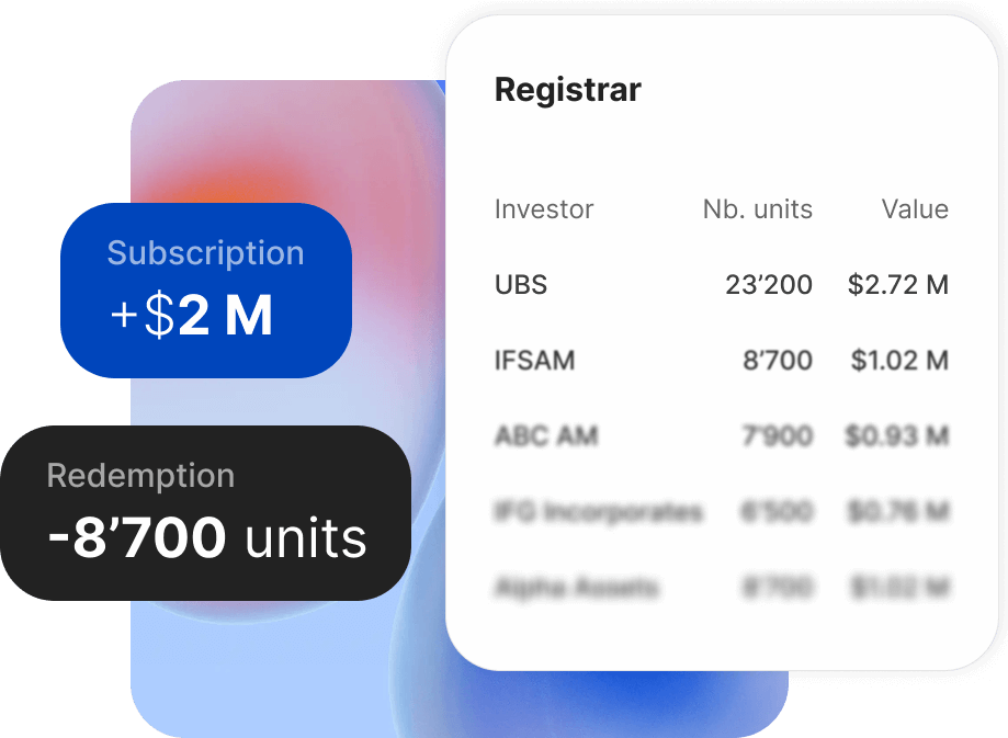 Unitholder registrar